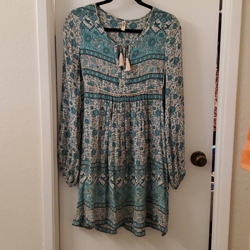 Spell and the gypsy Kombi tunic dress in Sage